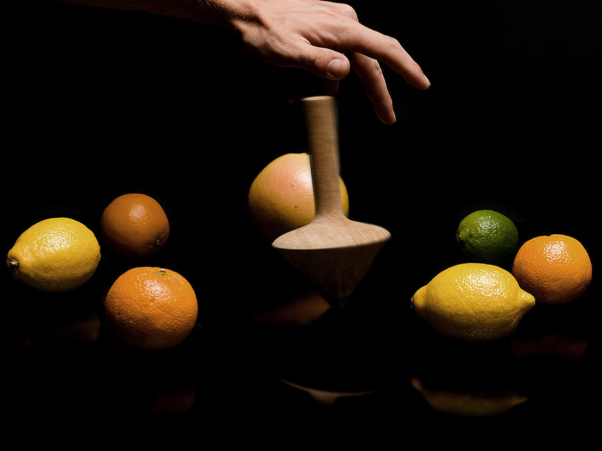 PAPIN，Juicer，wooden ，Juicer，top，Toys，Creative design，