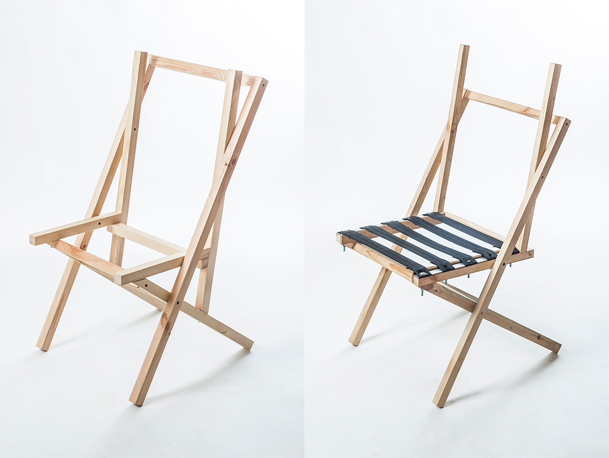 Simplicity，oak，chair，chair，Leisure chair，Bow，