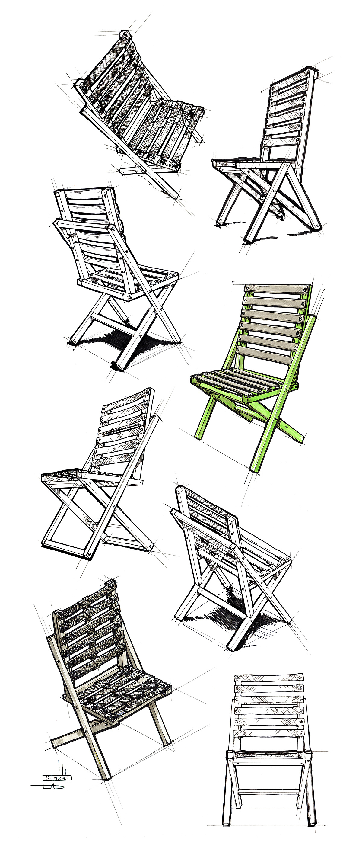 Simplicity，oak，chair，chair，Leisure chair，Bow，