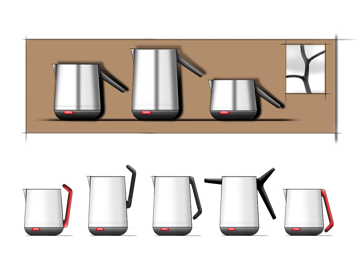 Italian style，white，black，Coffee machine，