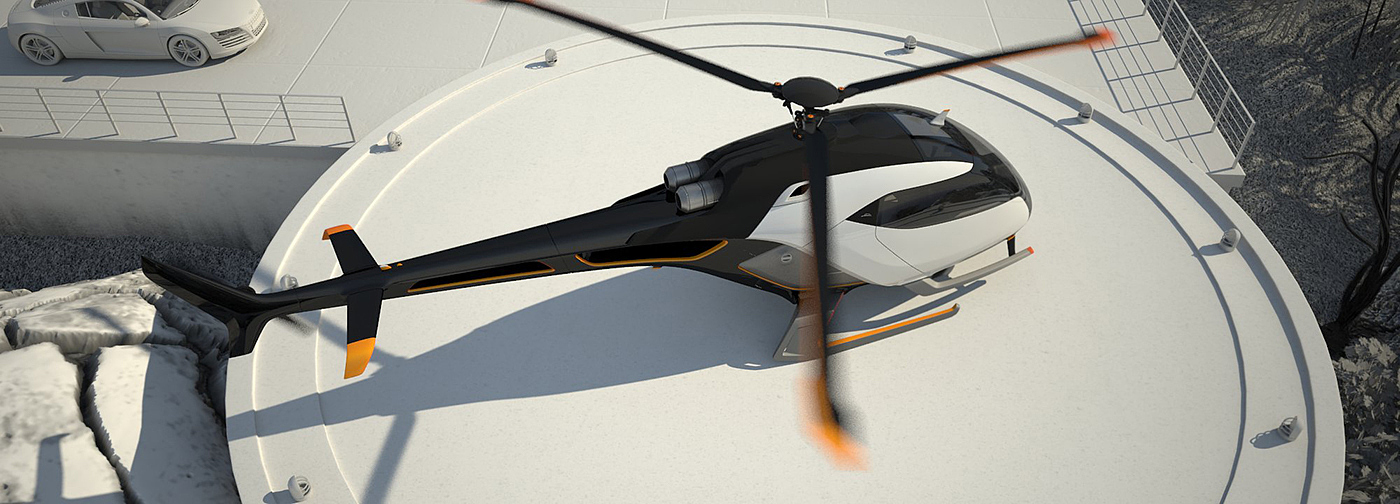 black and white，concept，helicopter，