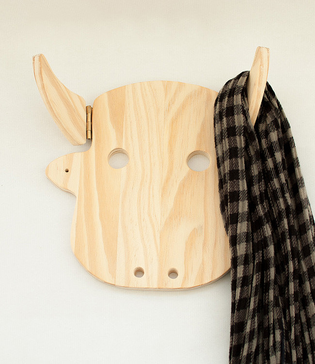 Ox head，Wall hanging，a hook，wall decoration，Home Furnishing，