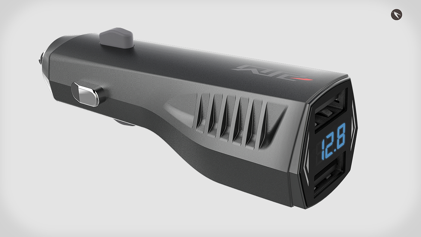 Car charger，Digital electronics，Car charging，Car products，Nanfeng industrial design，