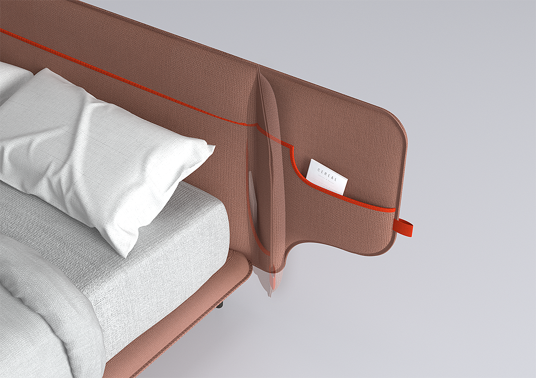 product design，CUDDLE，Bedside，furniture，