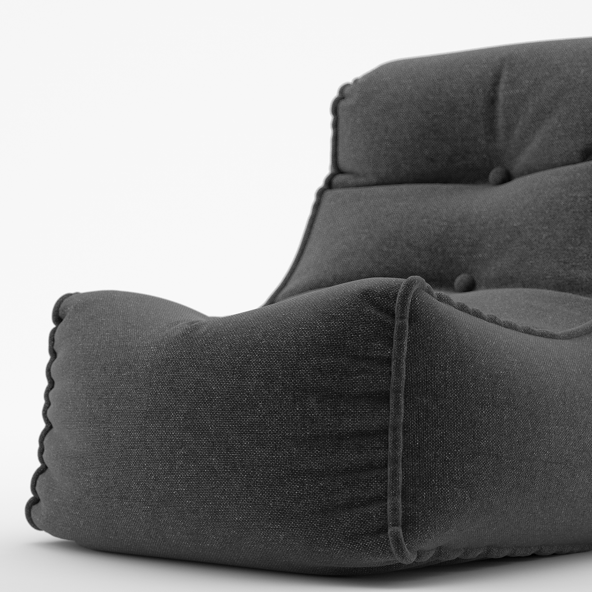 spin，grey，Lazy sofa，