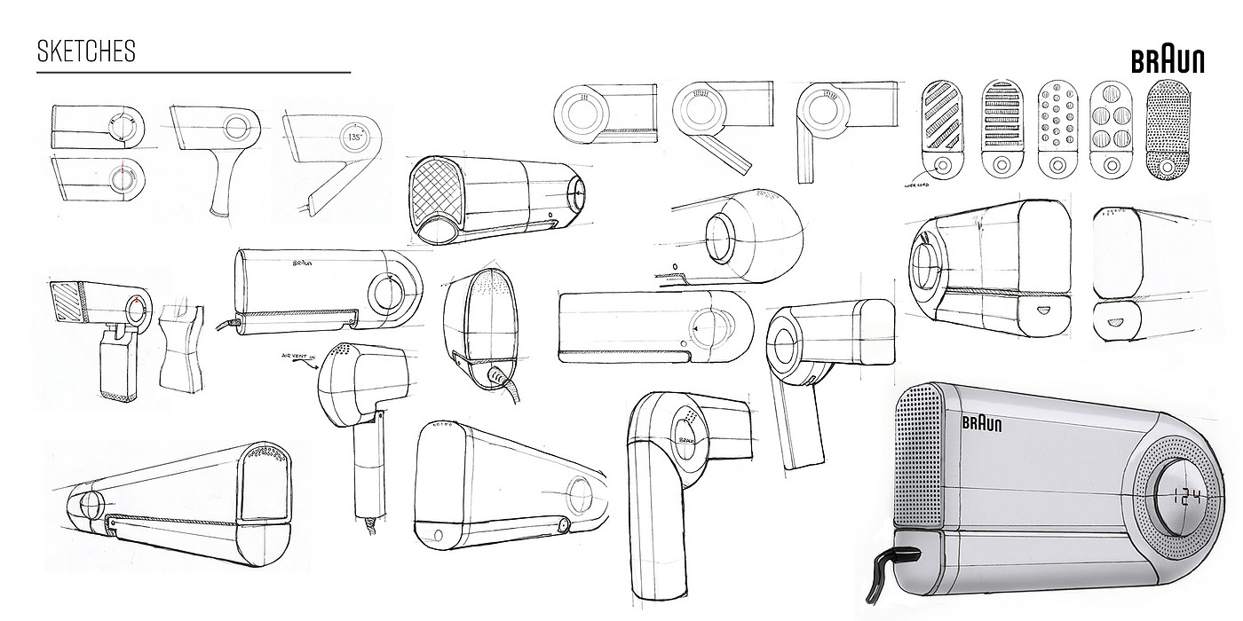 white，hair drier，braun，