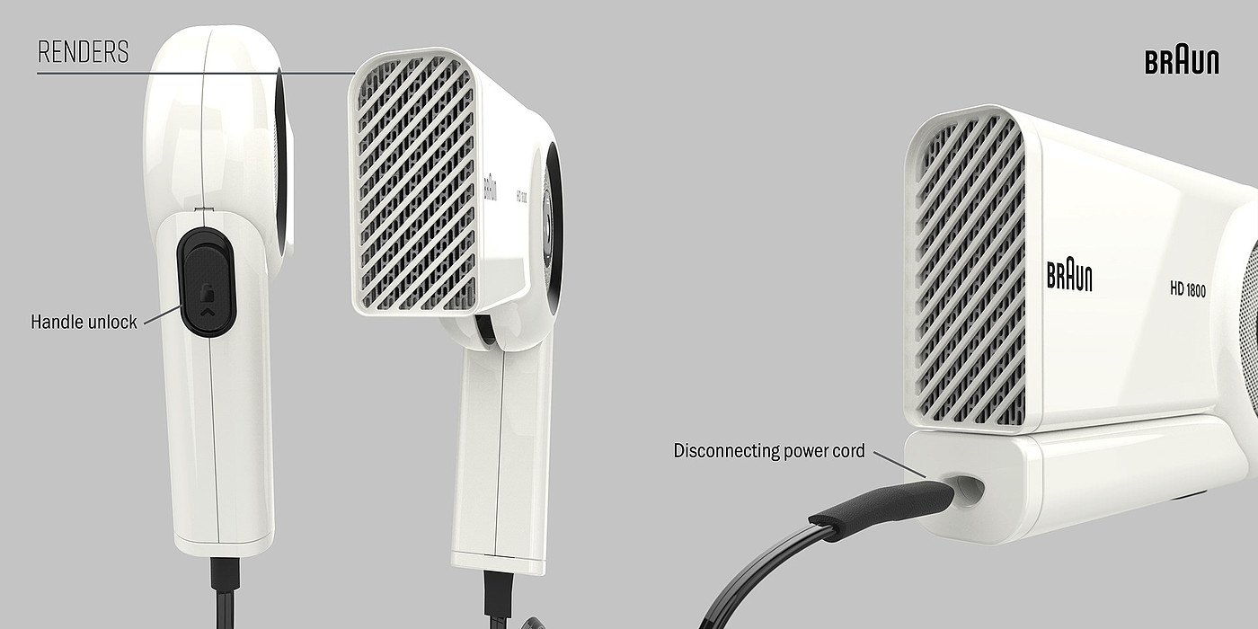white，hair drier，braun，