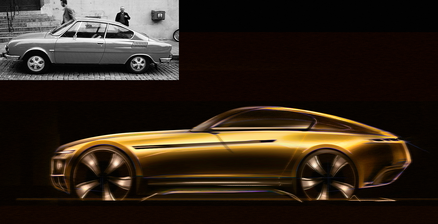 Hand drawn，outline，automobile，Sketch，