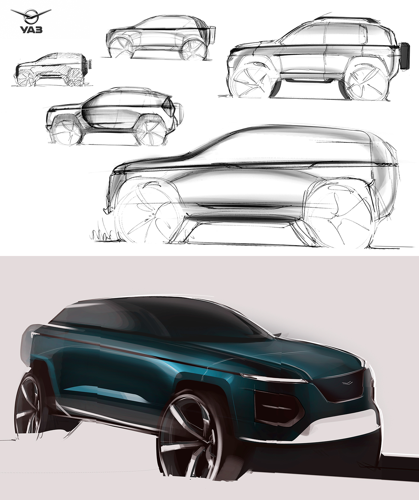 Hand drawn，outline，automobile，Sketch，