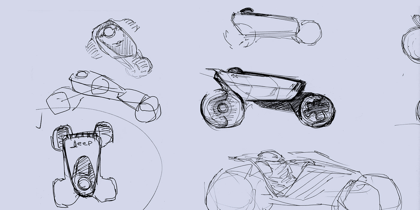 Hand drawn，outline，automobile，Sketch，