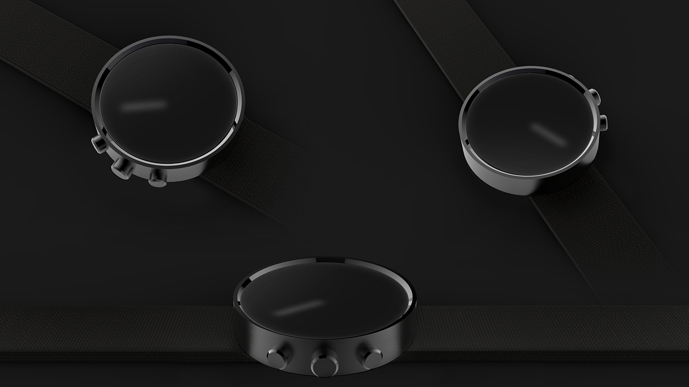 black，Frosting，RELAX WATCH，Wrist watch，