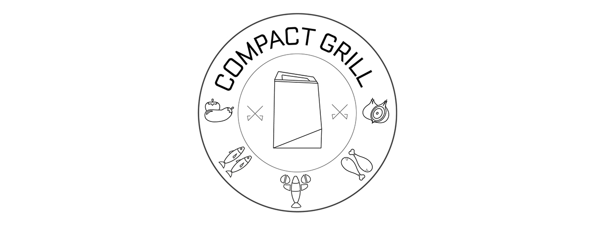 Barbecue rack，bbq，Compact Grill，Lorenz Bauer，Stainless steel white paint，