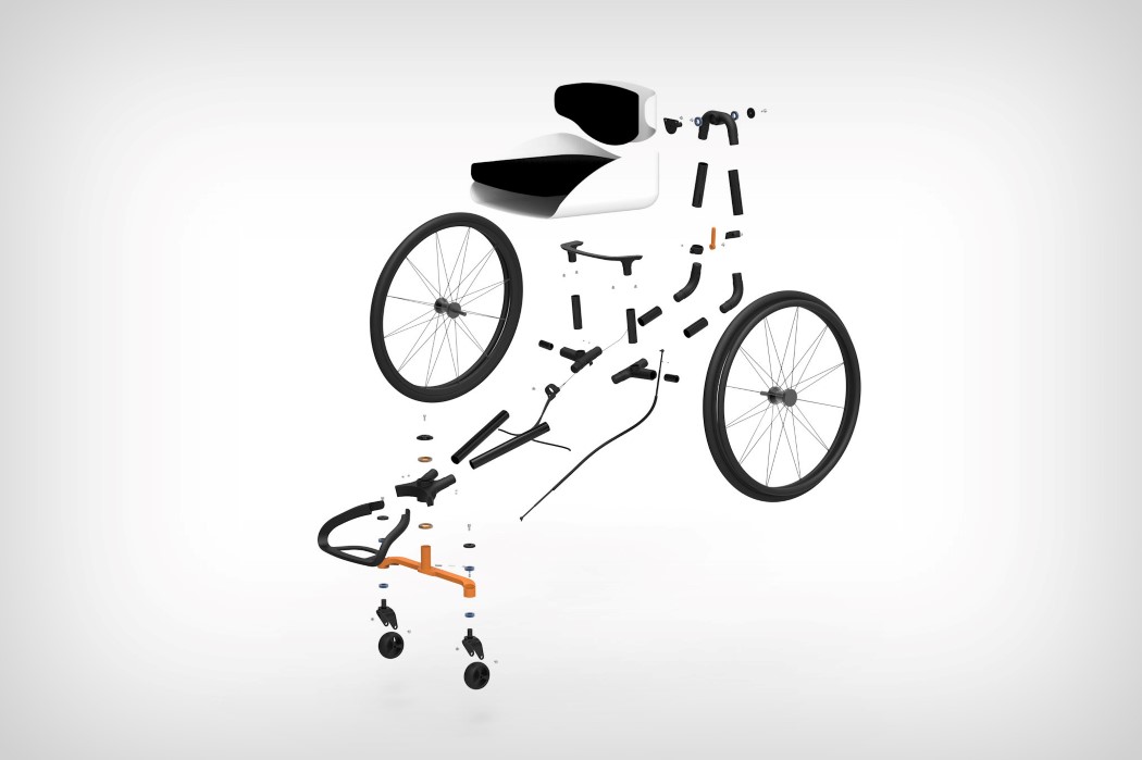 white，black，Rear，wheelchair，