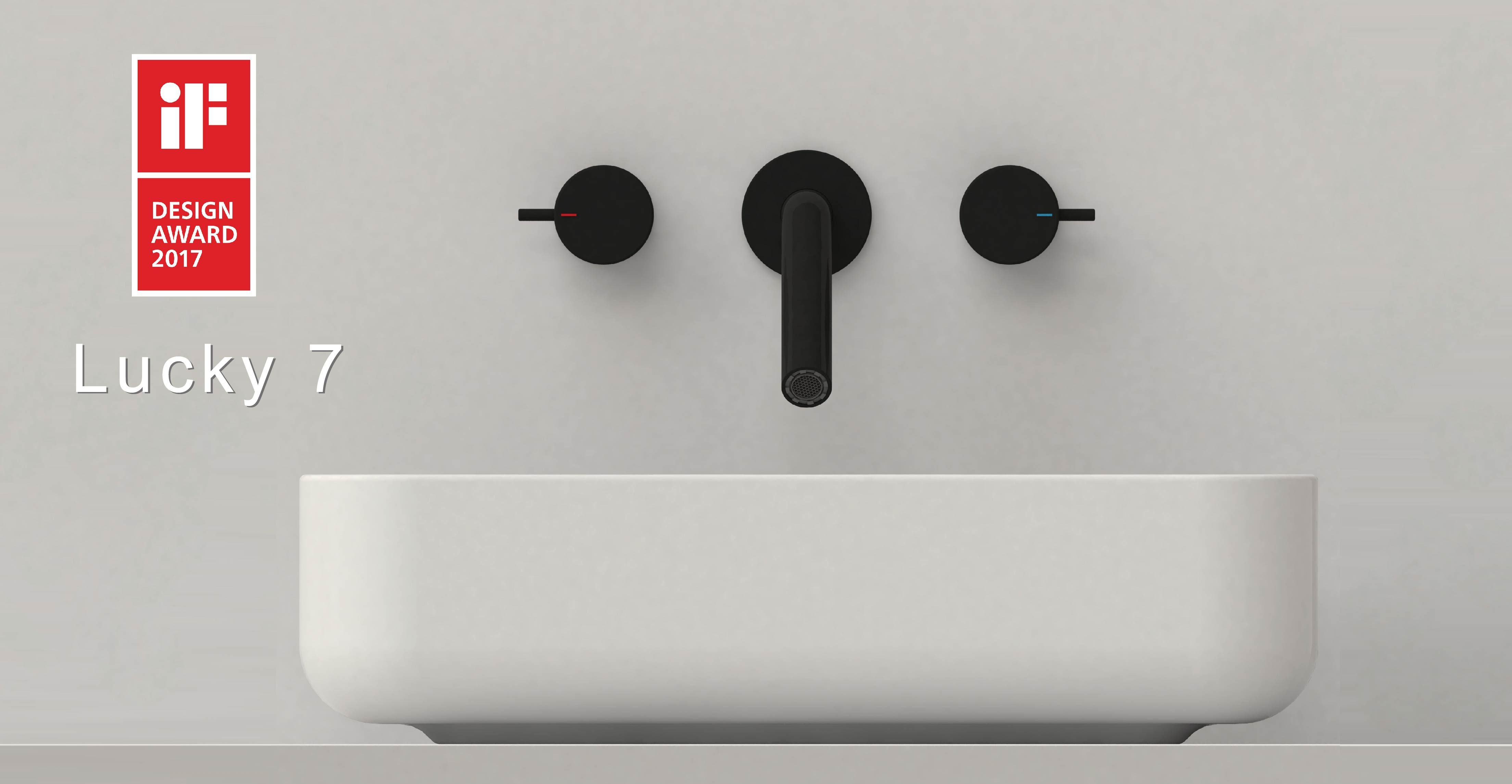 Bathroom accessories，Lucky 7，product design，2018 if Award，