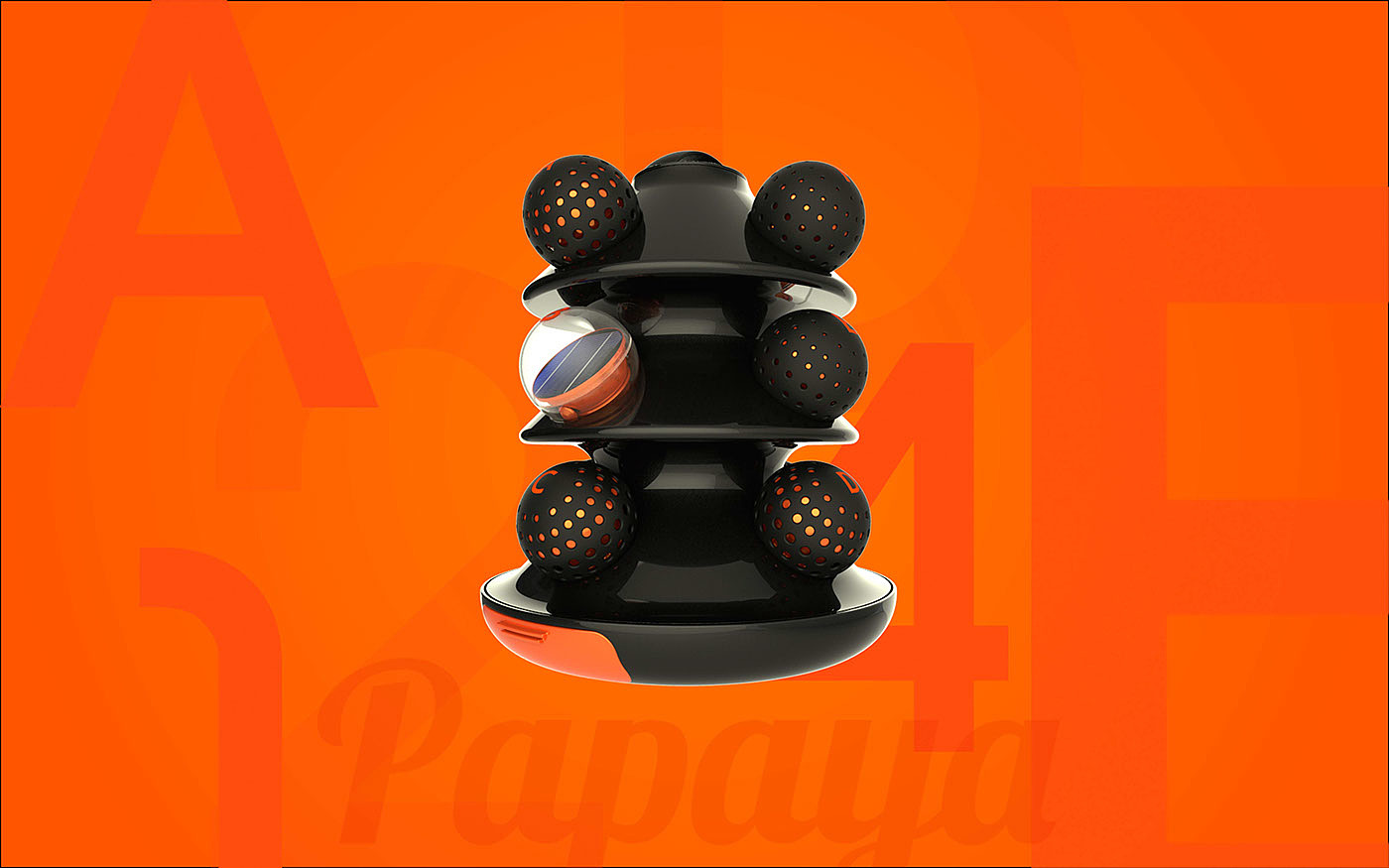 clean，orange，ball，
