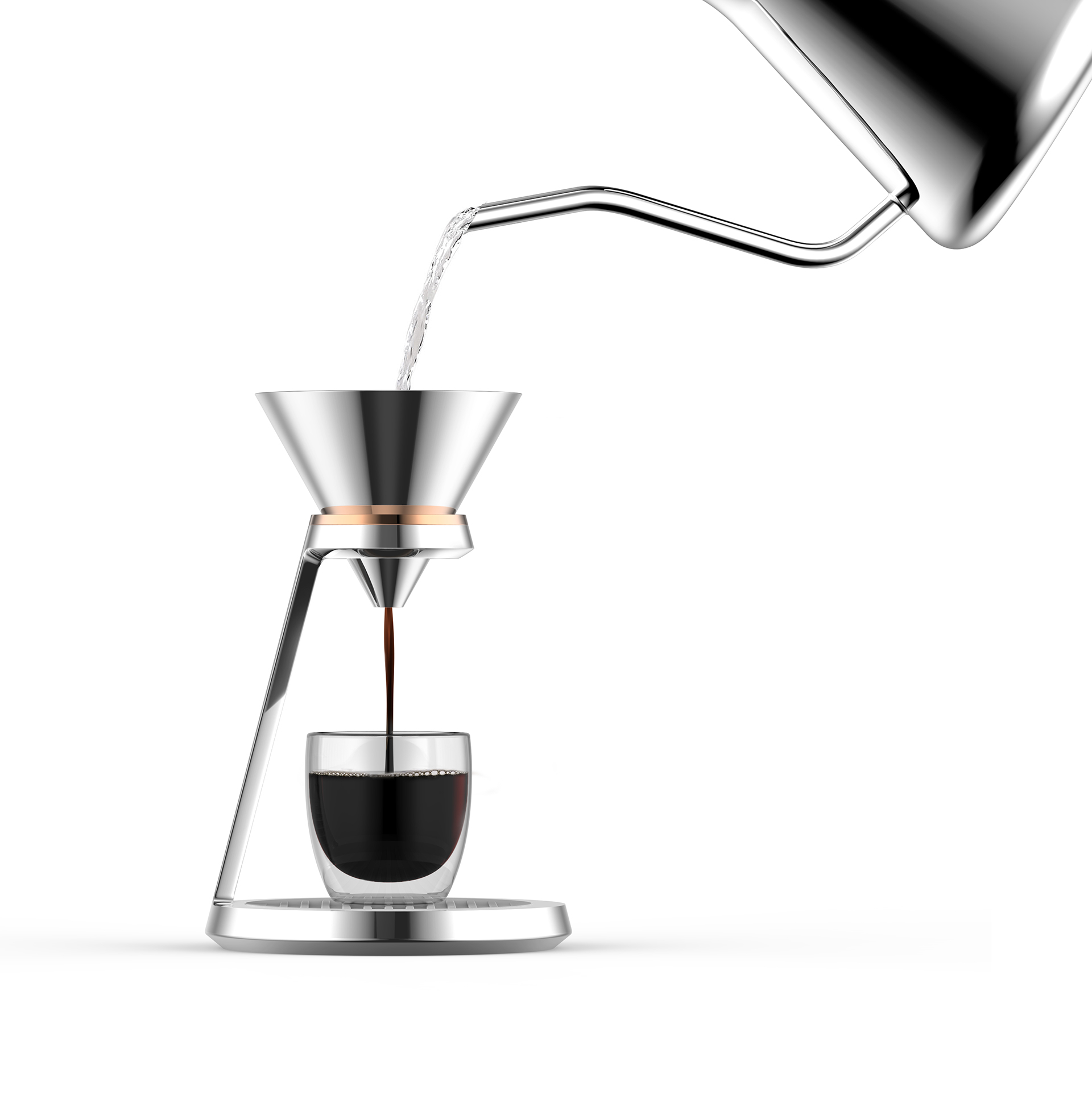 Material Science，conceptual design，coffee strainer，