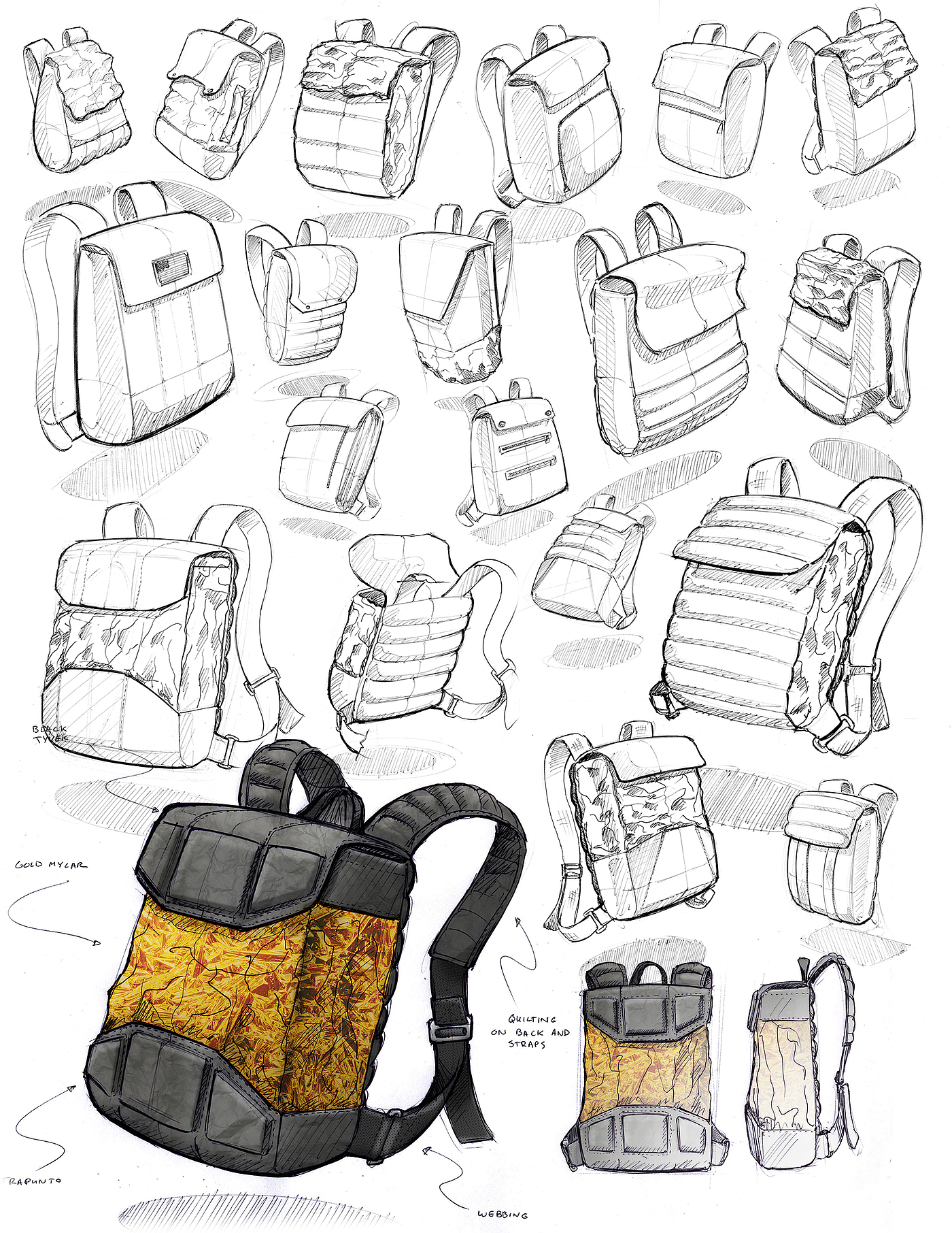 Experimental Backpack，Backpack design，APOLLO，