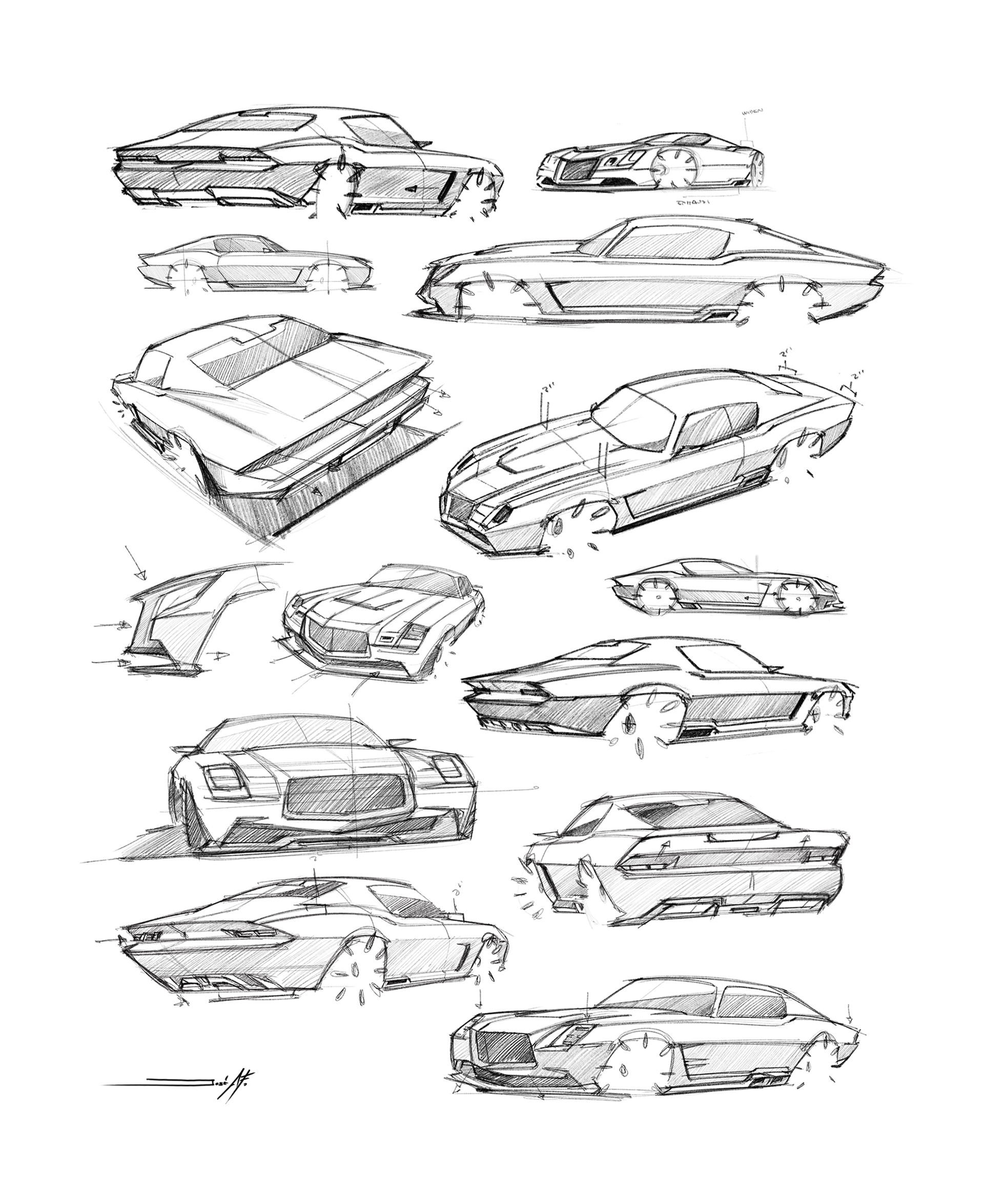 automobile，conceptual design，Chevrolet，SPARTAN CAMARO，