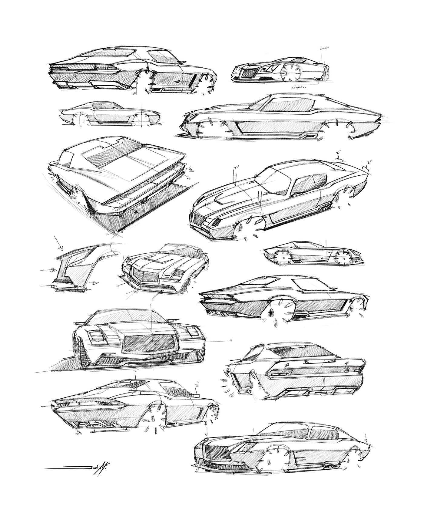 automobile，conceptual design，Chevrolet，SPARTAN CAMARO，