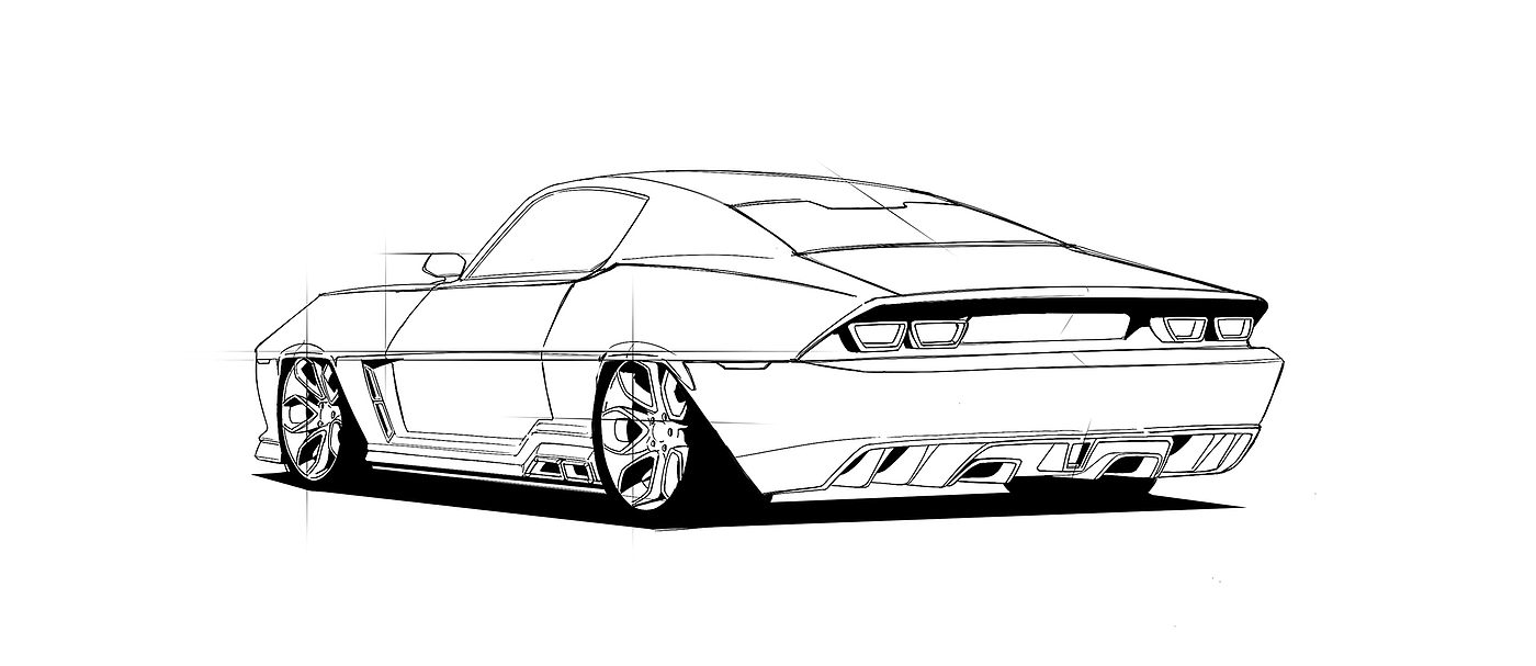 automobile，conceptual design，Chevrolet，SPARTAN CAMARO，