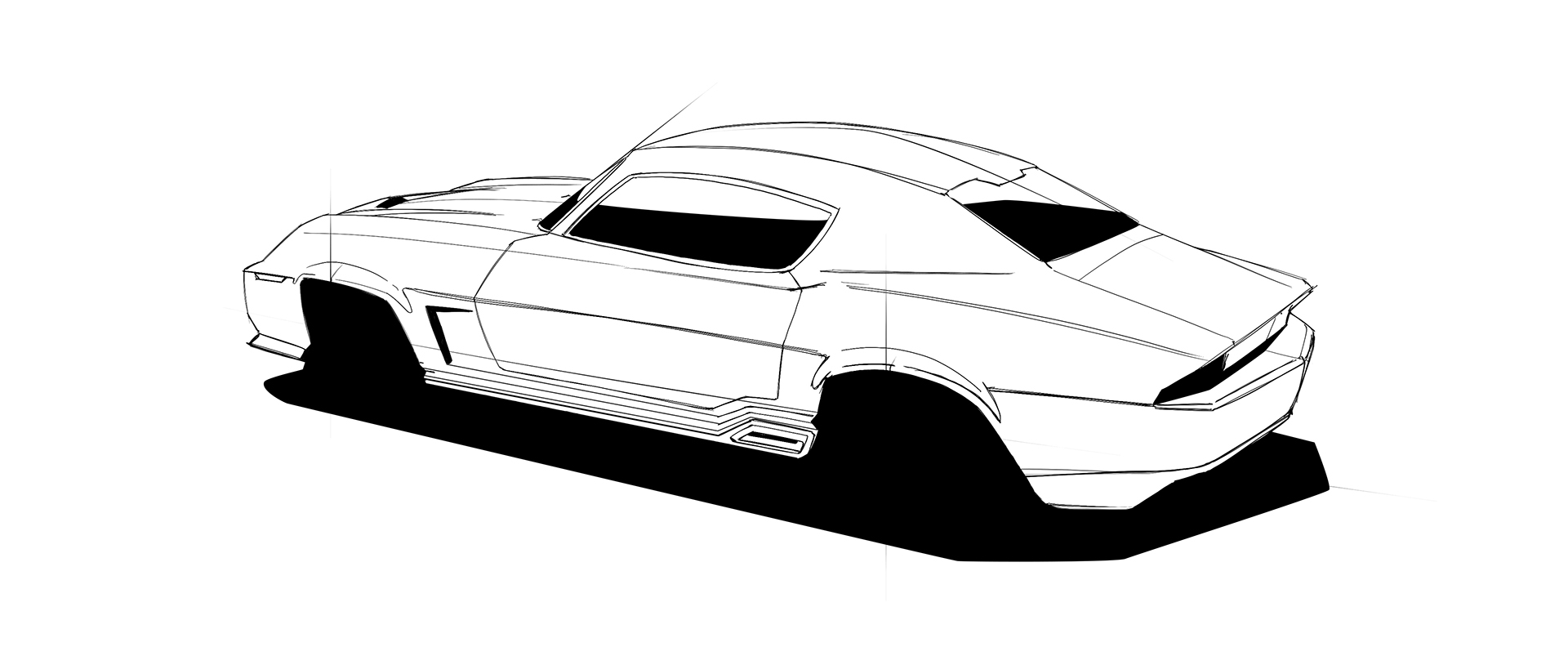 automobile，conceptual design，Chevrolet，SPARTAN CAMARO，