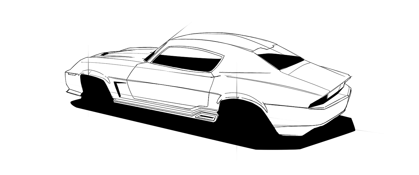 automobile，conceptual design，Chevrolet，SPARTAN CAMARO，