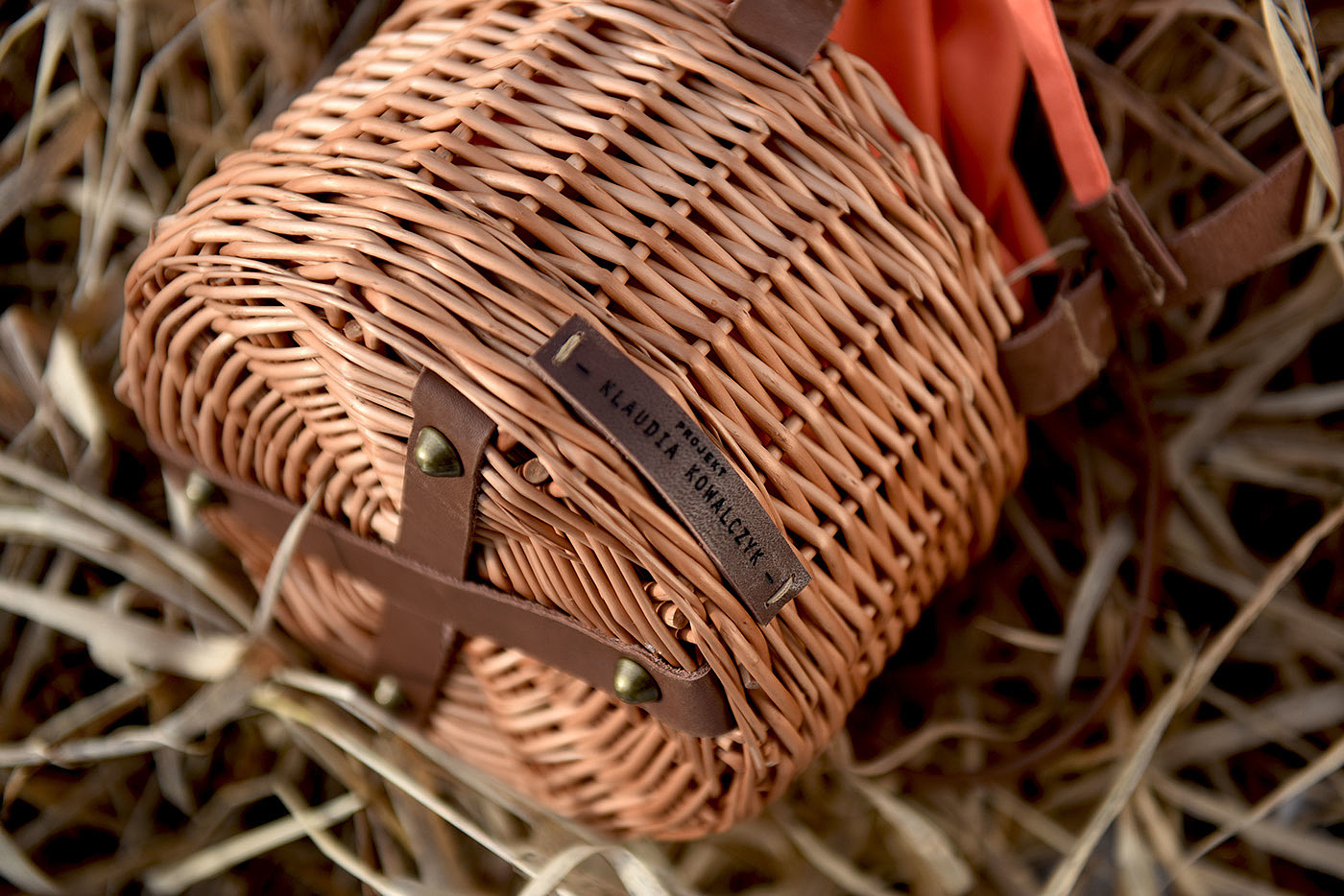 Wicker Backpack，weave，Sailing bag，osier basket，