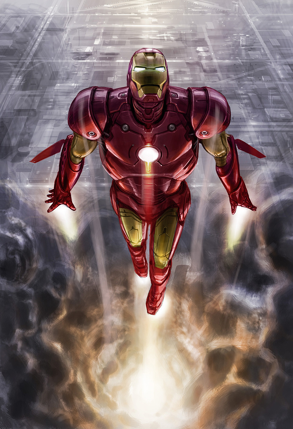 Iron Man，Avenger，Concept map，film，Stark building，