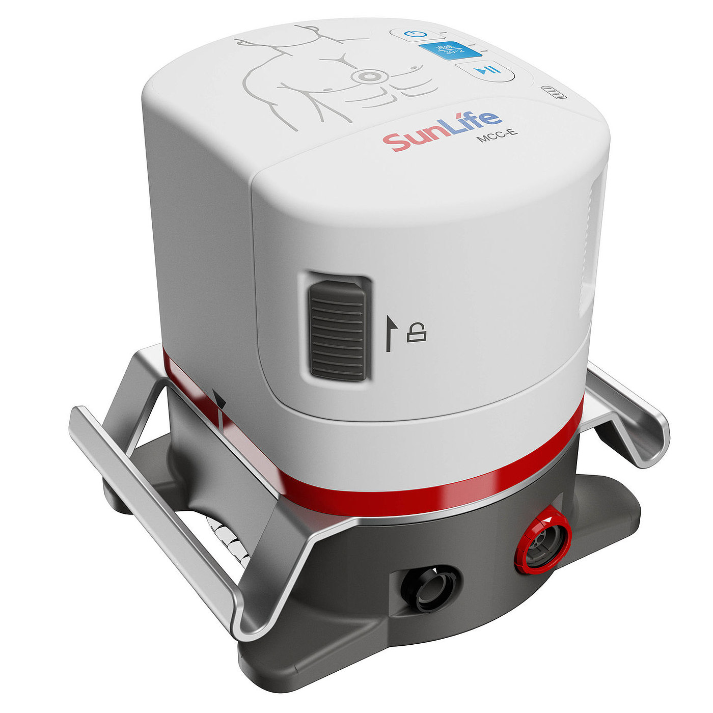 MCC-E，Medical equipment，product design，Medical equipment，3D compression electric cardiopulmonary resuscitation machine，