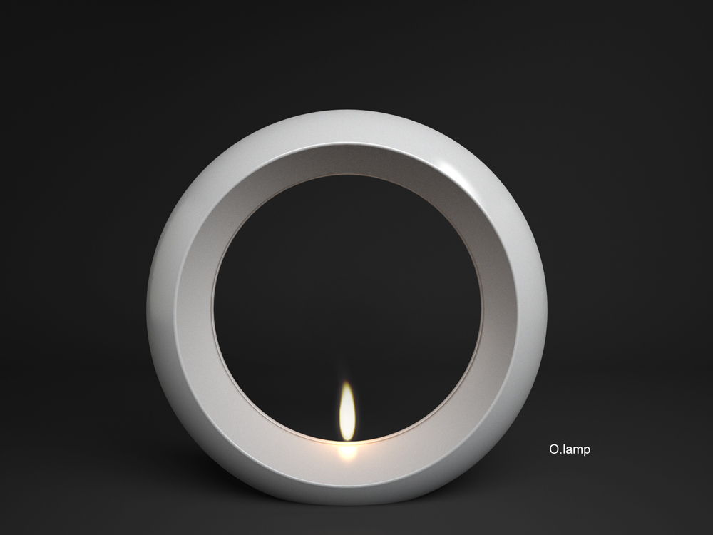 Lamp design，Ornaments，candle，Ring shape，circular，blue，black and white，Minimalist，modern stylish，Desk lamp，desk lamp，