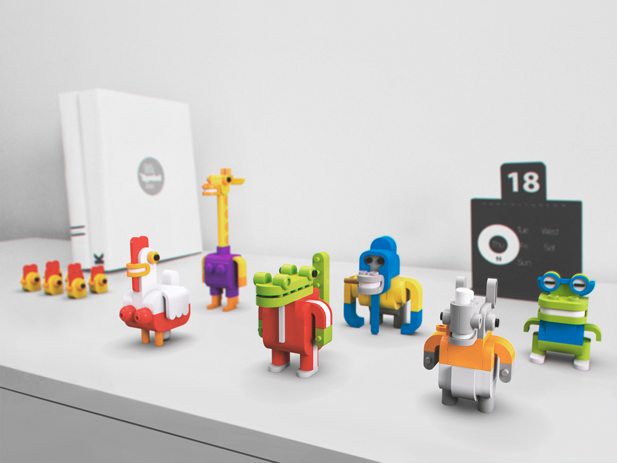 Lego，geometry，animal，Building blocks，