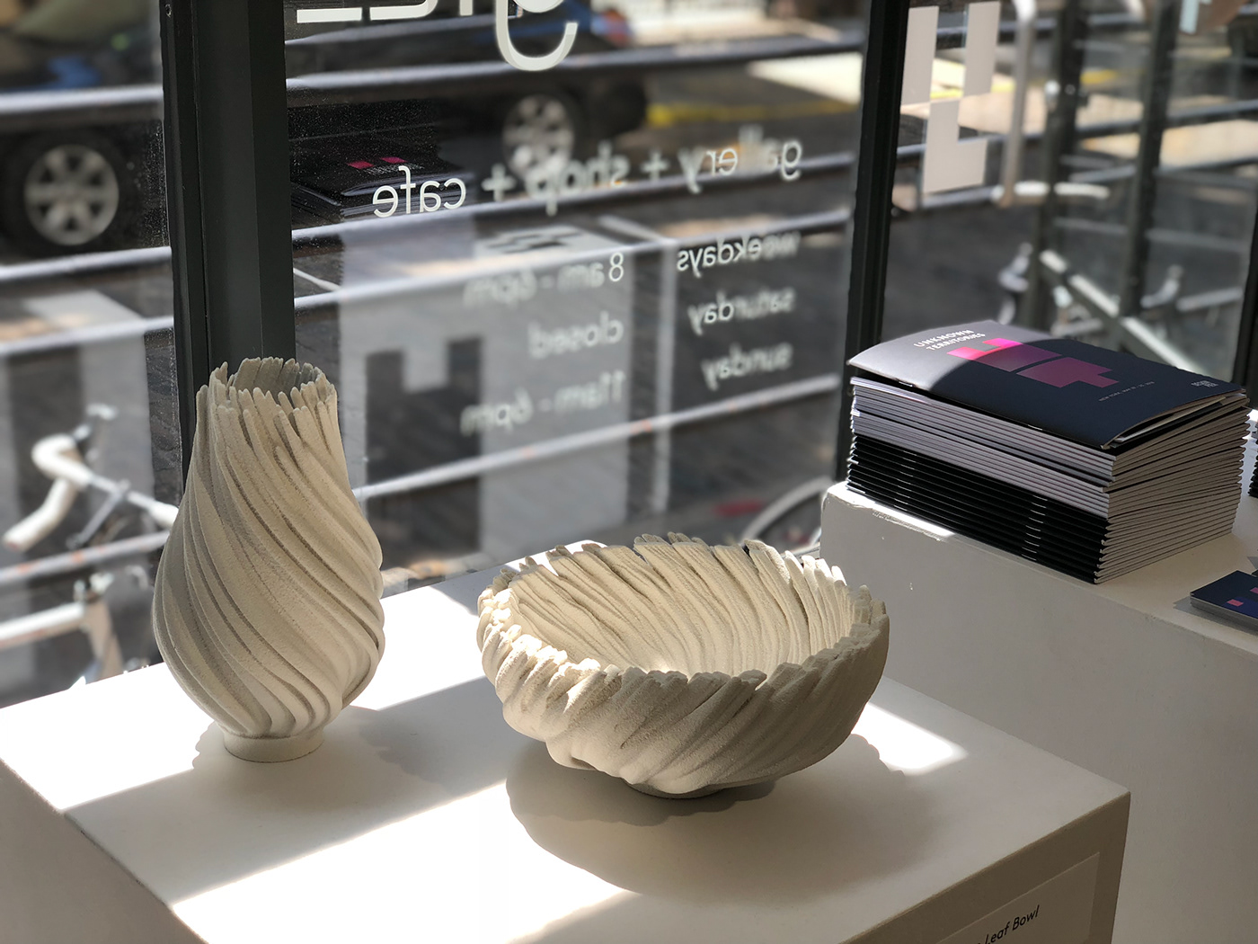 furniture，vase，white，blue，3D printing，