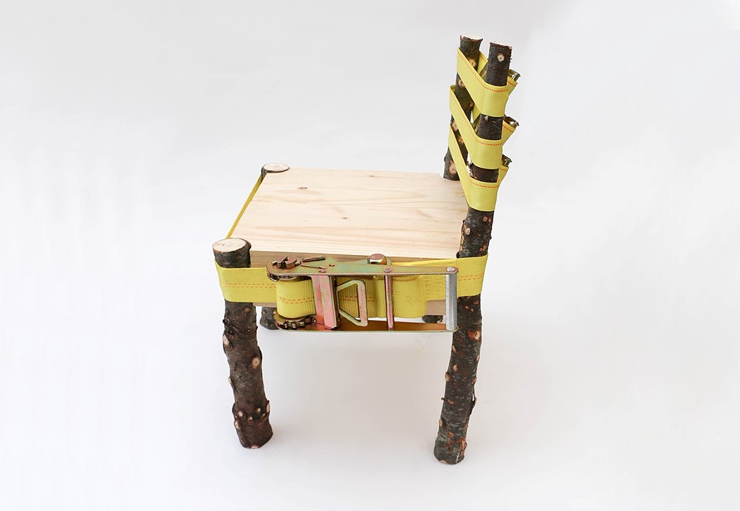 Strap Chair，椅子，木头，质朴，