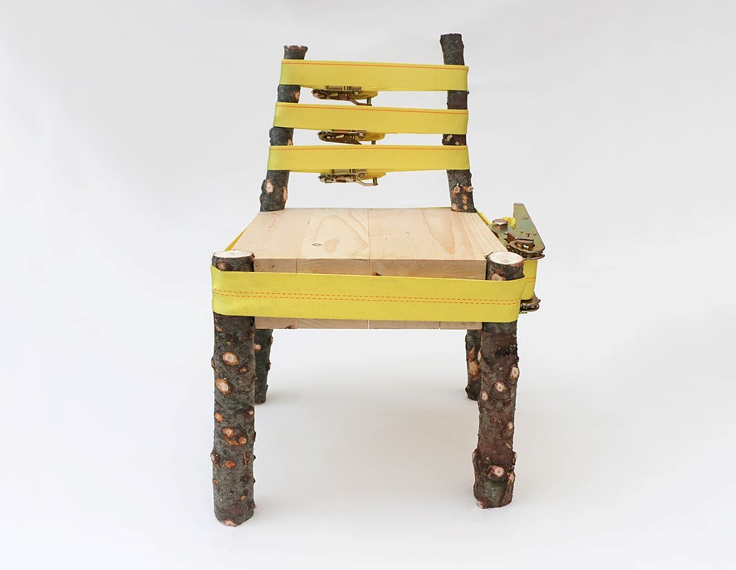 Strap Chair，椅子，木头，质朴，