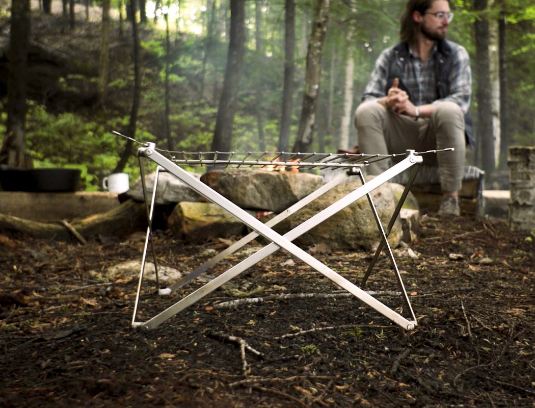 Grill，stainless steel，fold，carry，outdoors，