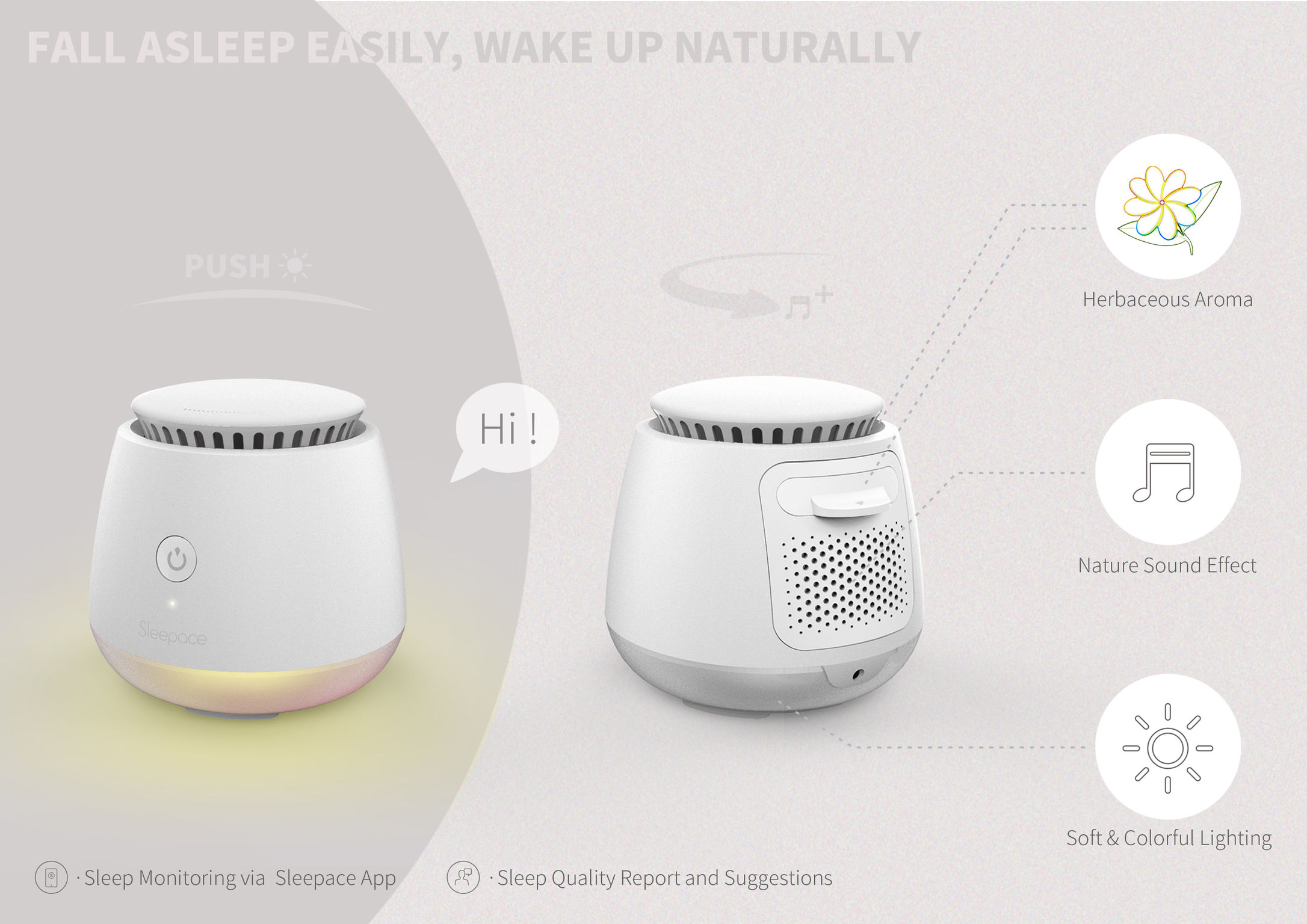 NOX AROMA，Sleep lamp，Medical equipment，2018 if Award，