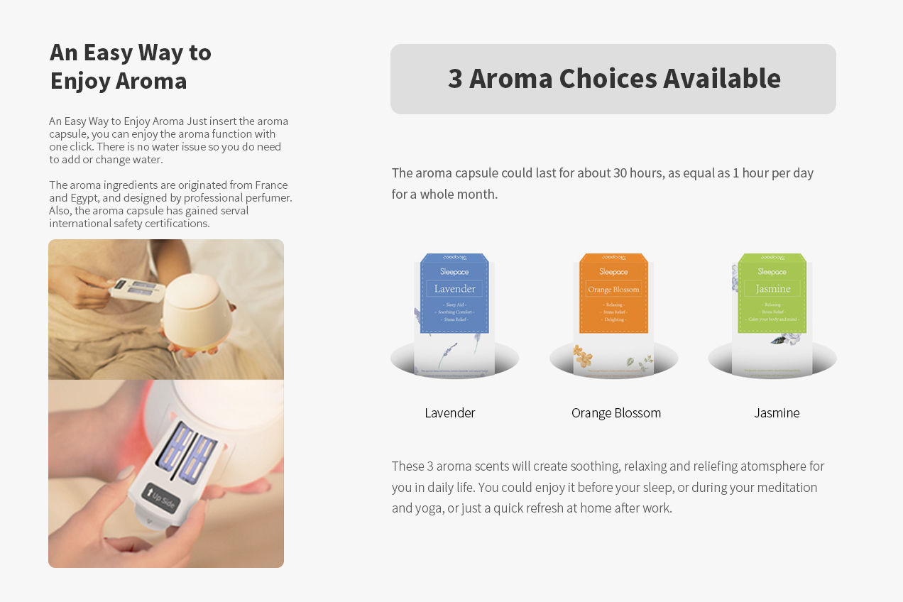 NOX AROMA，Sleep lamp，Medical equipment，2018 if Award，