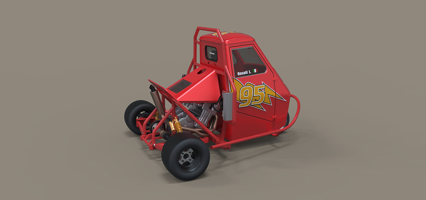 Ape Proto，gules，Tricycle，