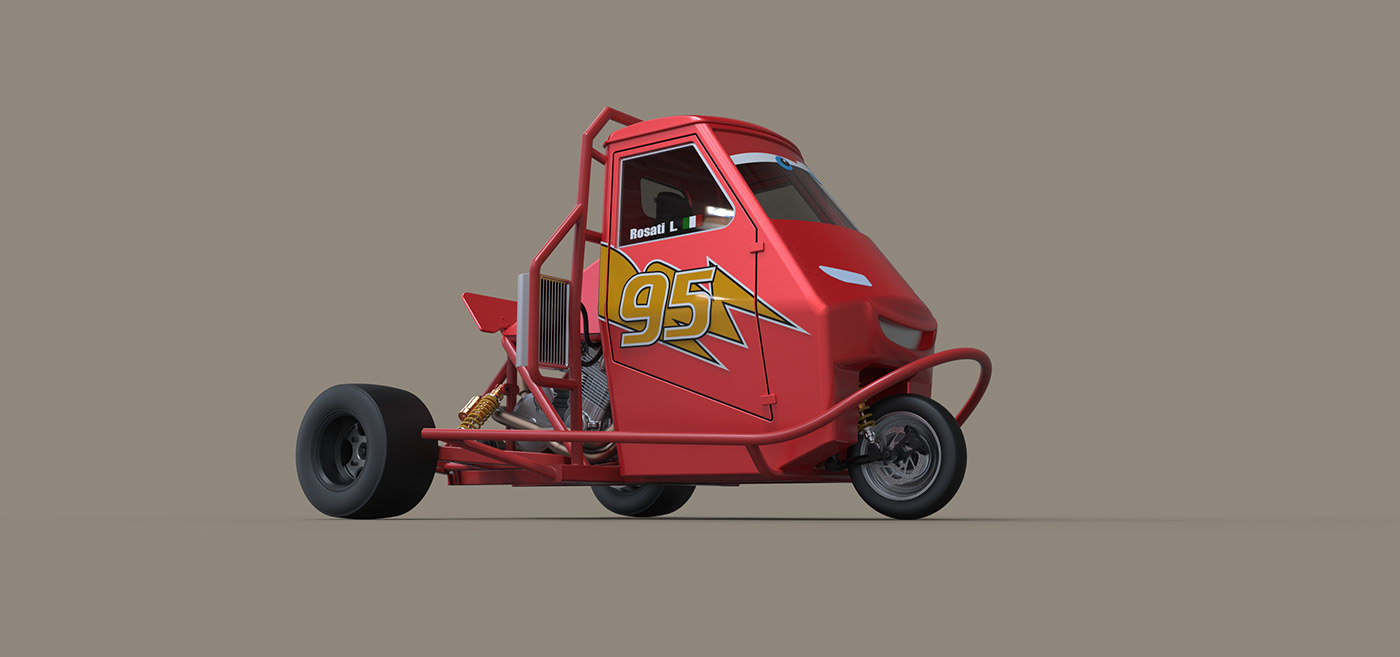 Ape Proto，gules，Tricycle，