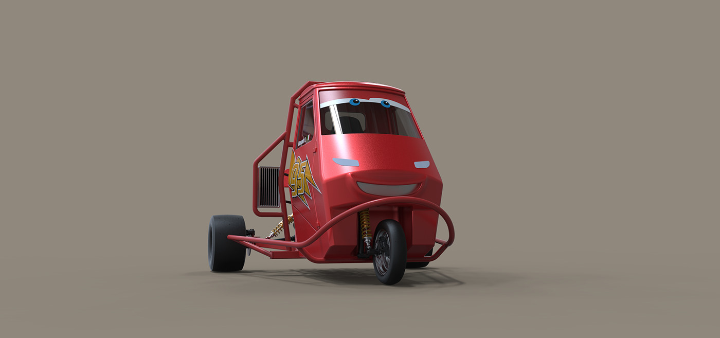 Ape Proto，gules，Tricycle，
