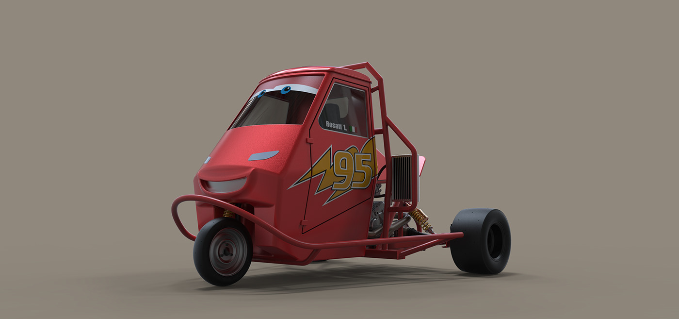 Ape Proto，gules，Tricycle，