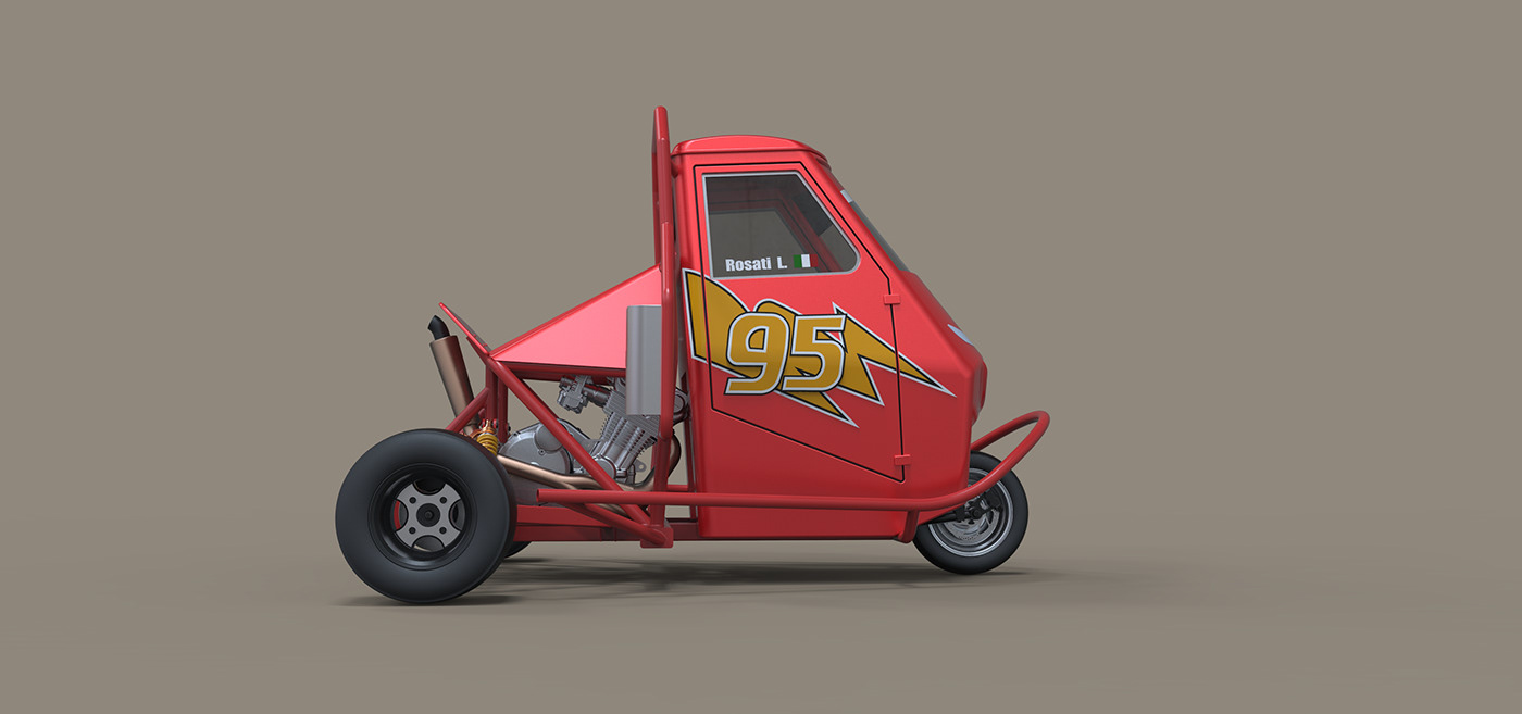 Ape Proto，gules，Tricycle，