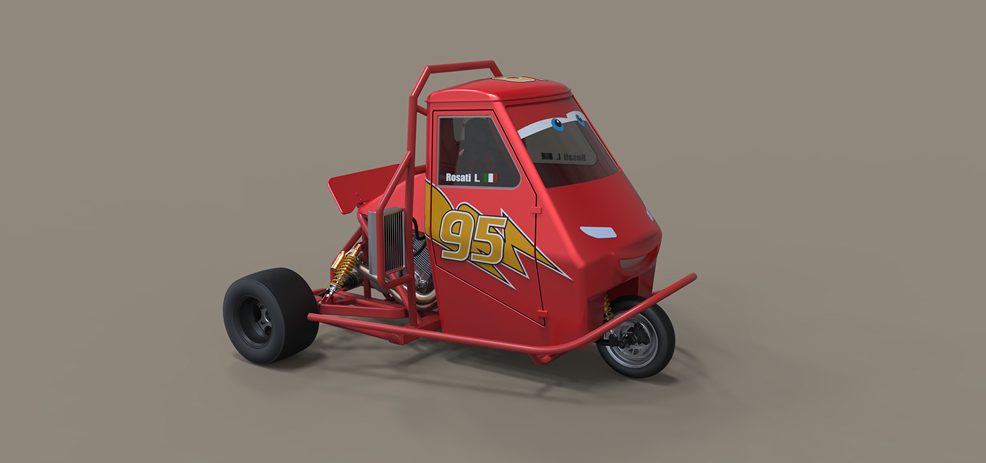 Ape Proto，gules，Tricycle，