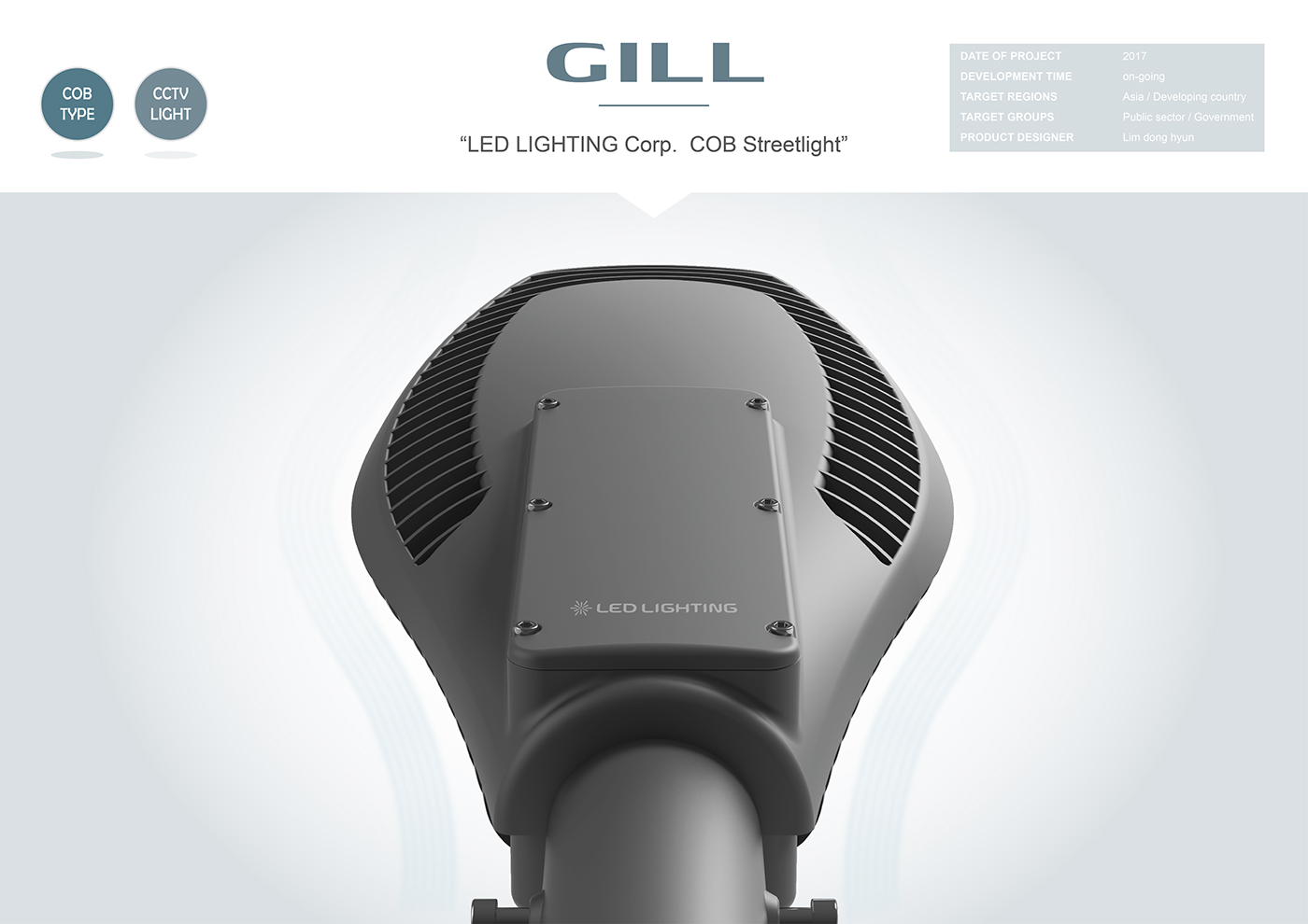 led，CCTV street lamp，Street lighting，CCTV，GILL，