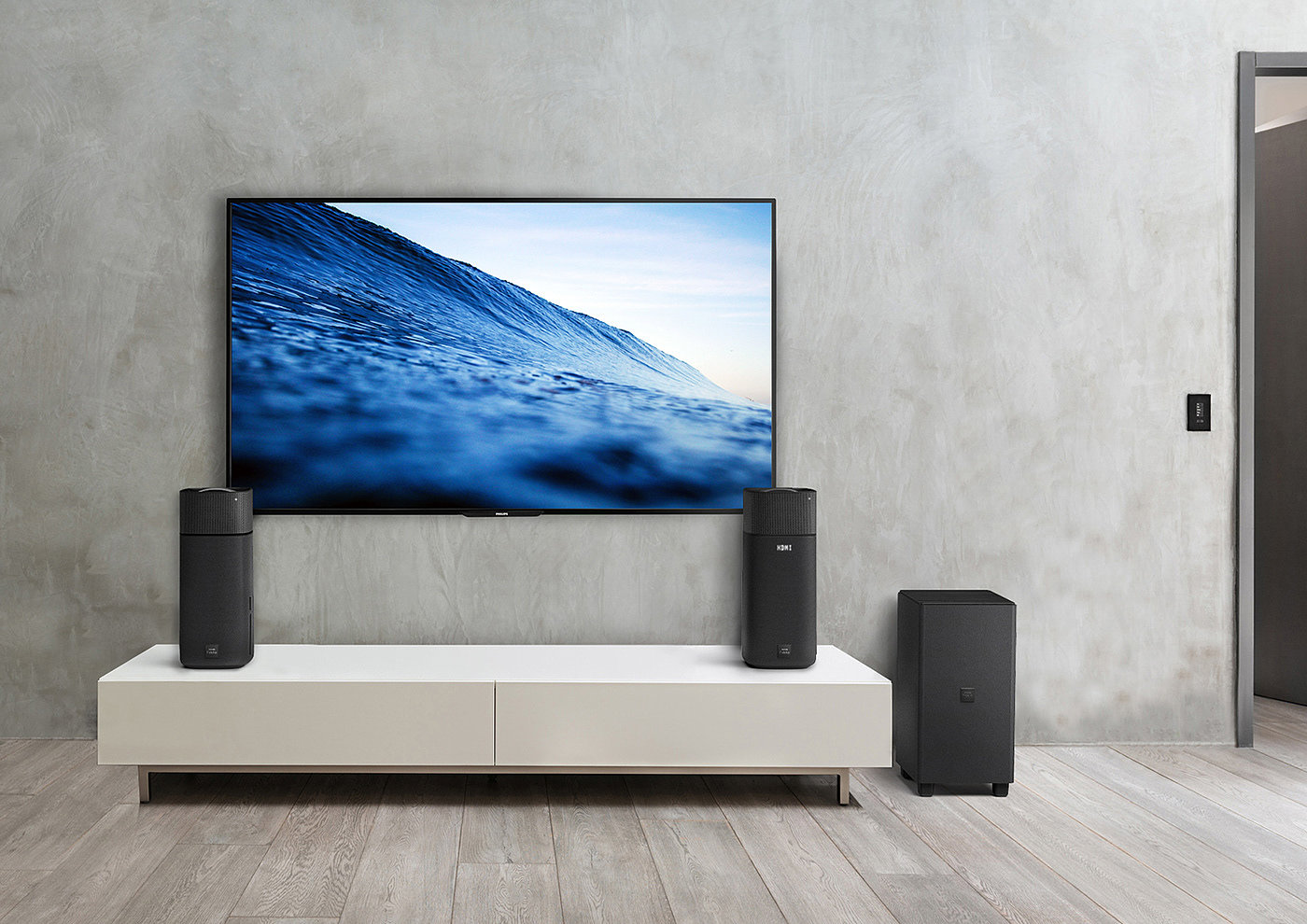 Surround speaker operation，Wireless audio technology，Home audio speaker，Fidelio E6，