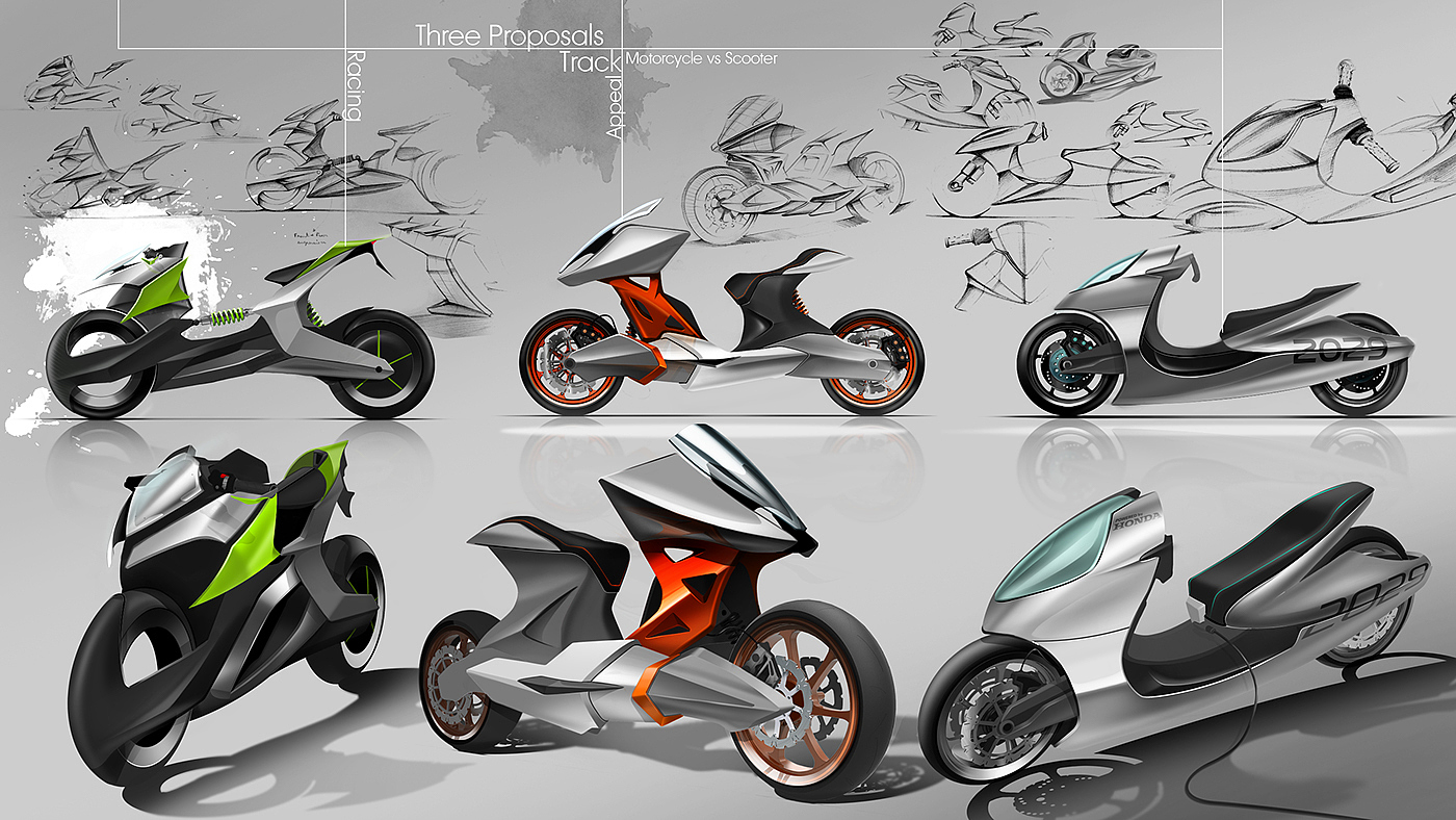 motorcycle，sketch，Automatic design，