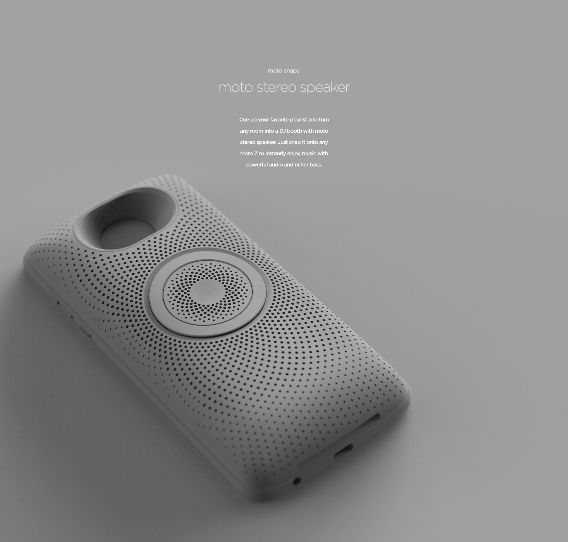Motorola，modularization，speaker，