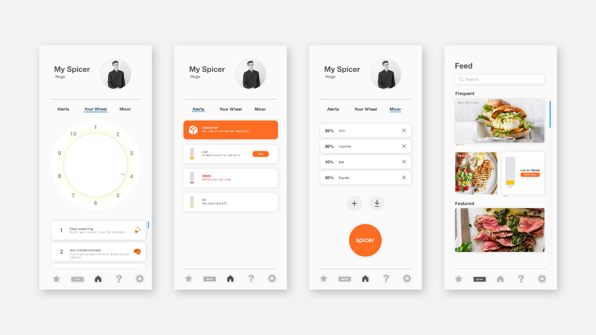 Spicer，kitchen，cook，assistant，