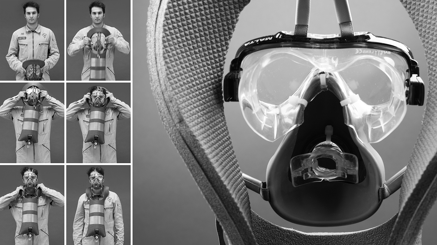 Airscape，Emergency products，antigas mask，Protective bag，