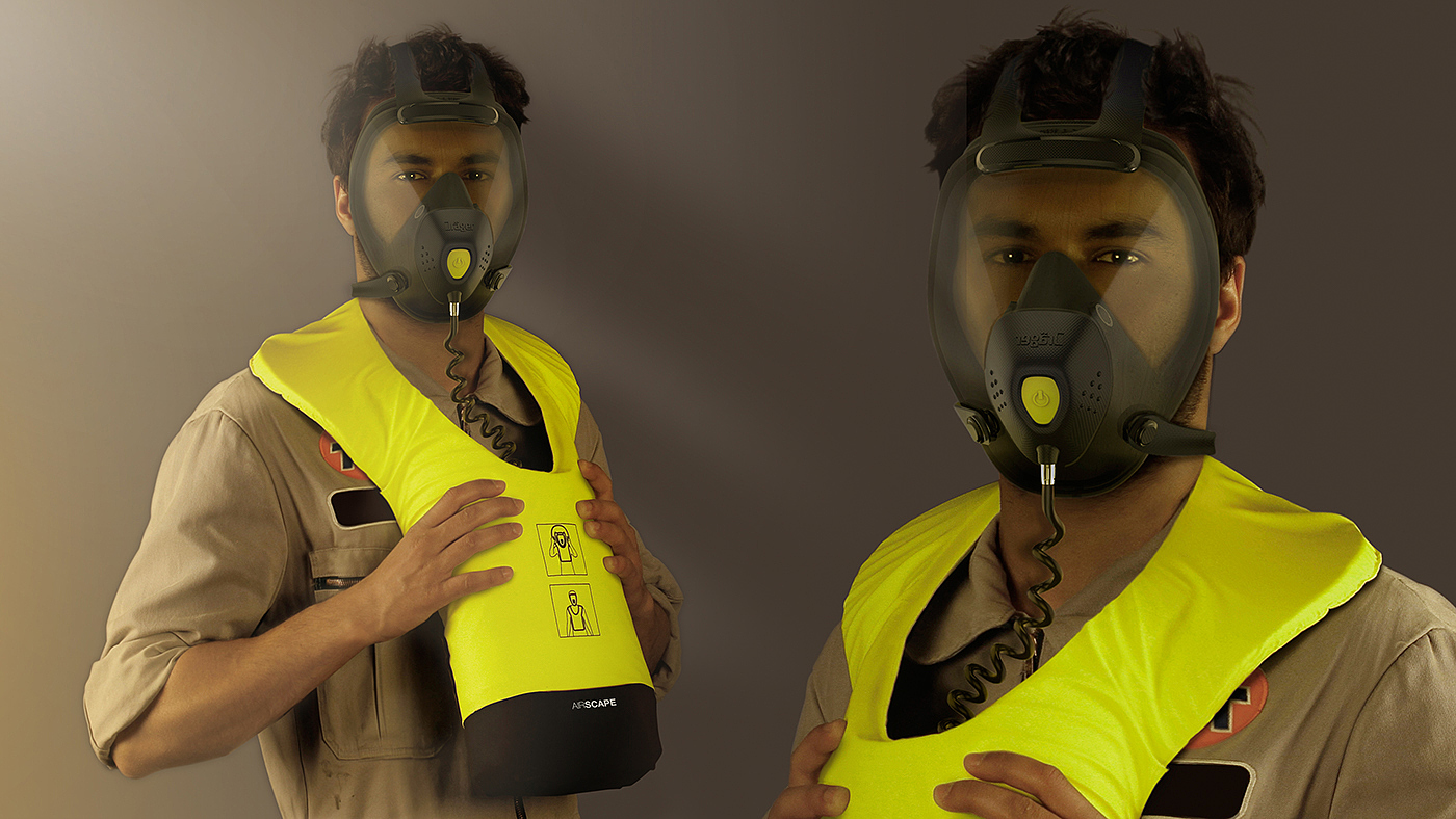 Airscape，Emergency products，antigas mask，Protective bag，